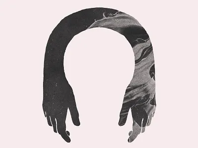 Work In Progress abstract design hands illustration shapes