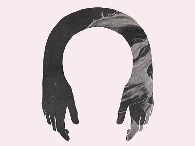 Work In Progress abstract design hands illustration shapes