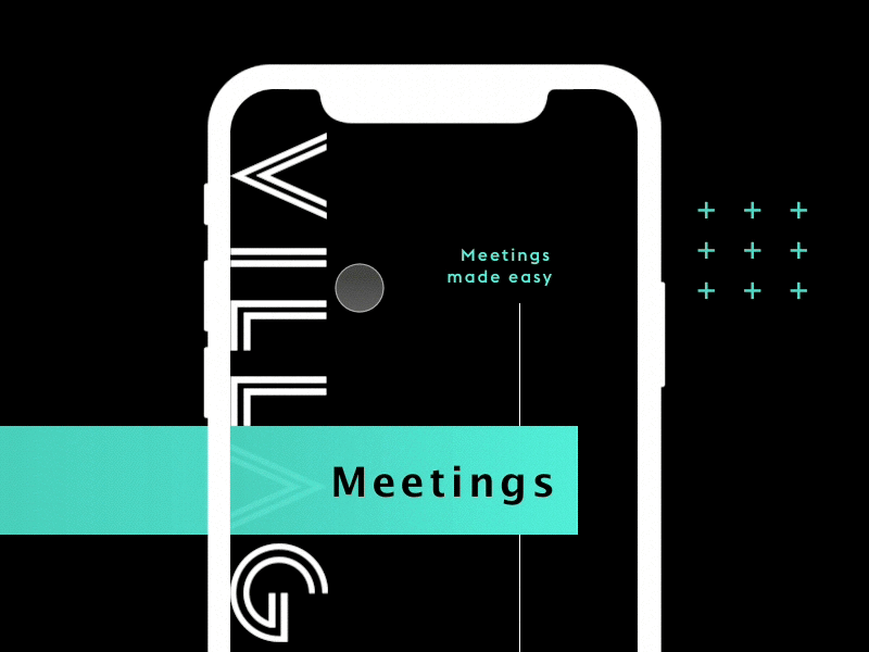 Village meetings login/logout interaction animation gif interaction login logout prd principle prototype signup ui ui animation ux