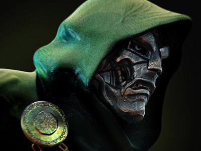 Dr DOOM by Dopepope 3d character concept doom dopepope marvel model zbrush