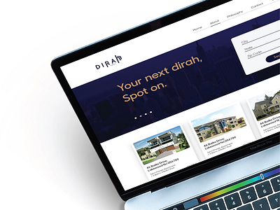 Dirah logo logotype ui ux web design wordmark