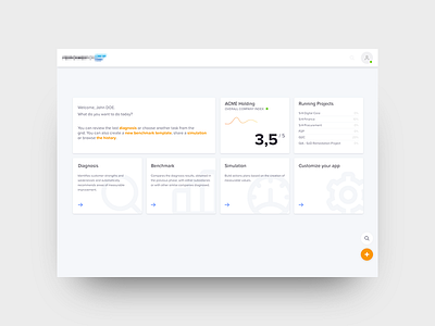 App Dashboard clean dashboard minimal ui ux web