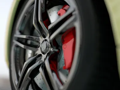 Audiacious 2x 3d audi c4d car justforfun macro photorealistic render rim tire