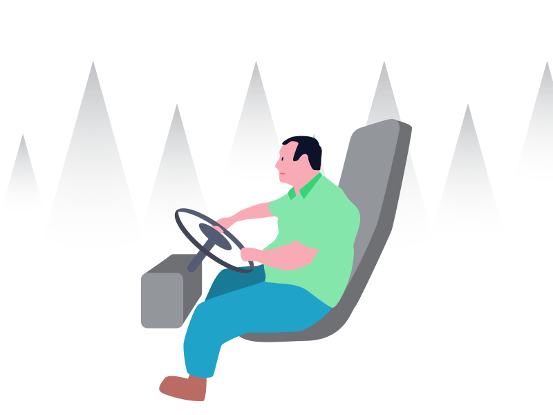 Delivering Big Packages delivery highway truck trucker