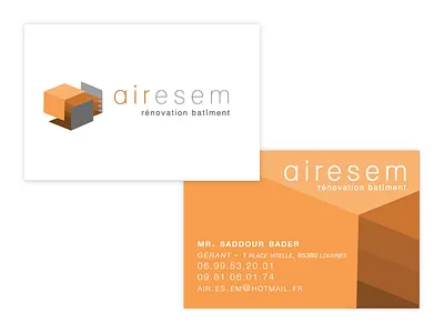 airesem visit card brand visit card