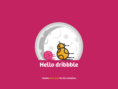 Dribbble2 bb8 debut dribbble robot starwars