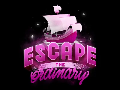 121/365 Escape The Ordinary graphism handlettering illustration ipad lettering lettrage logotype procreate type typography