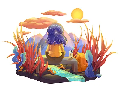 A picture of dusk color cute dusk paint