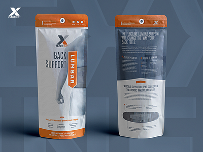 FlexxLine Back Support Packaging branding medical packaging sport