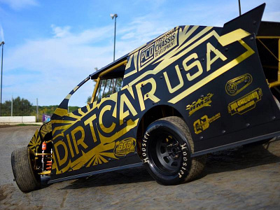 DirtCarUSA - GoldRush DirtCar GiveAway Wrap Design dirtcar usa dirtracing dirttrack imca motorsports open wheel modified ovaltrack racecar racecars racing ump usmts