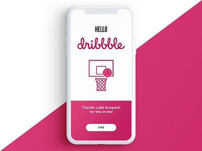 Hello Dribbble! 2018 dribbble first shot thanks ui