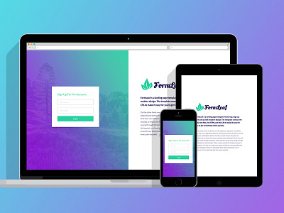 Splash page Design concept
