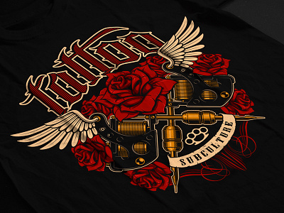 Tattoo Machines Shirt Design design harry kasyanov machine shirt shutterstock tattoo vector