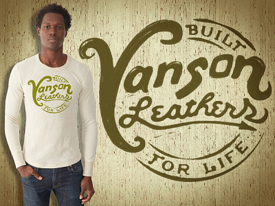 Vanson Leathers 1 apparel branding illustration logo typography