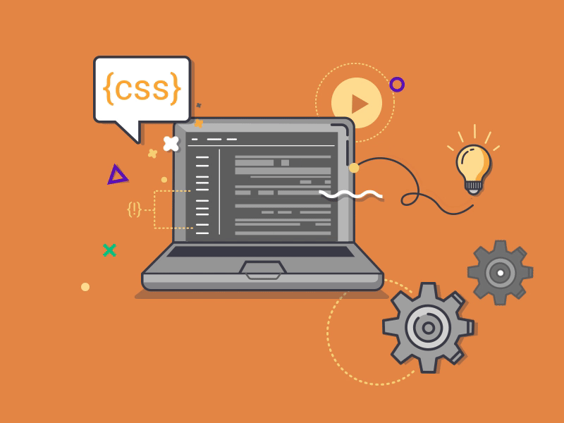 Working laptop animation css developing device gif laptop work
