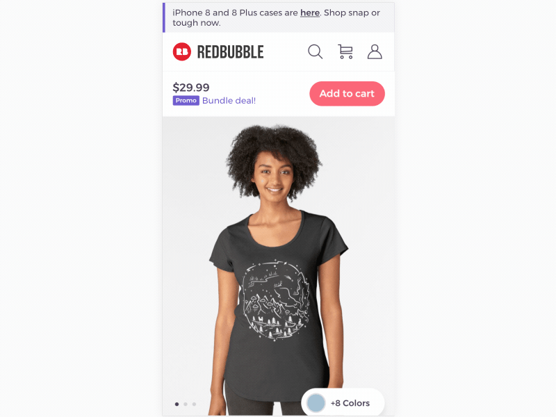 Example of Add to cart animation