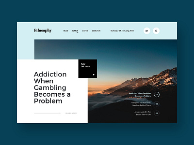 Filosophy design site ui ux web web design webdesign website