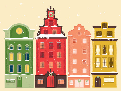 Hello, Stockholm! brush city europe illustration illustrator stockholm texture vector