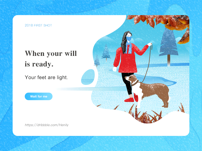 2018-First-Shot 2018 frist shot illustration winter