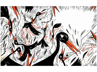 Storks illustration