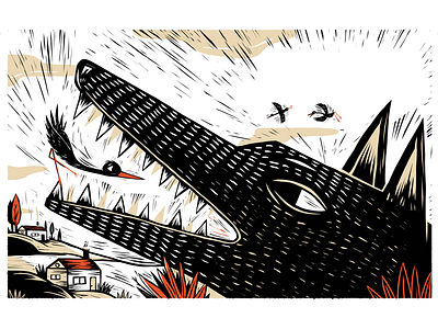 Storks illustration