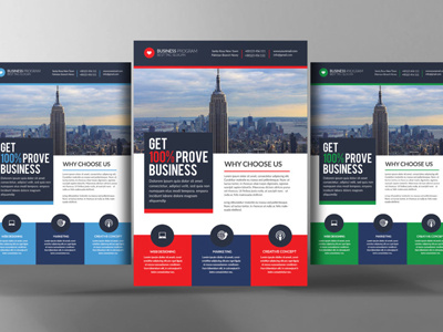 Corporate Flyer For Business agency blue business business flyer clean company corporate flyer for business