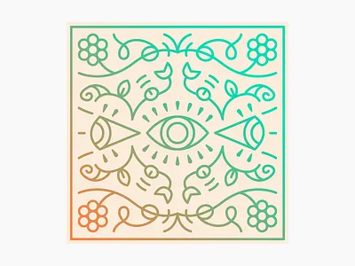 Insyn art cover eye flower illustration insight