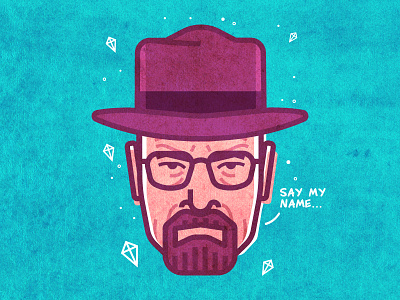 Heisenberg avatar breaking bad bryan cranston character heisenberg portrait vector walter white