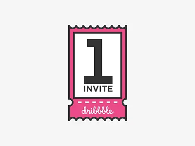 Dribbble Invite available best designer draft dribbble illustration invite number purple shot ticket vector work