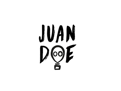 Juan Doe Branding brand branding gas mask john doe juan doe logo mask stencil symbol vaporware vector