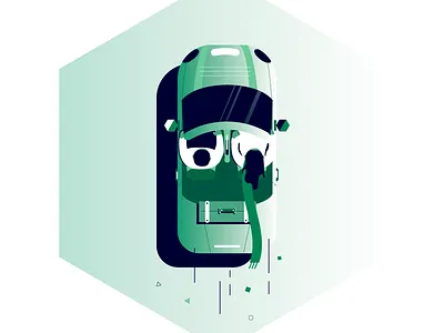 Weekend Getaway car design driving holiday illustration travel vacation weekend