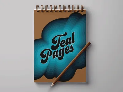 Student Handbook 70s blend design retro typography