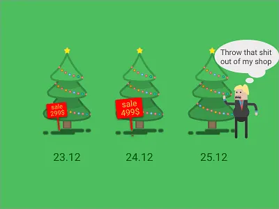 Сhristmas business fan