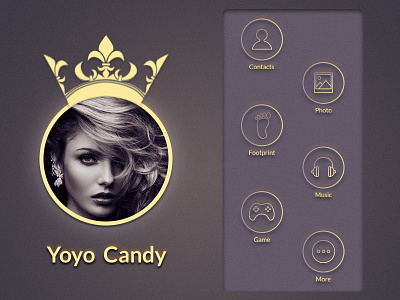 Yoyo Candy ui interface ux design