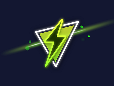 Neon Badge_Flash badge flash illustration light neon ui