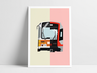 🚇 Muni Metro compare illustration muni sf split subway thingsaroundsf train vector vehicle