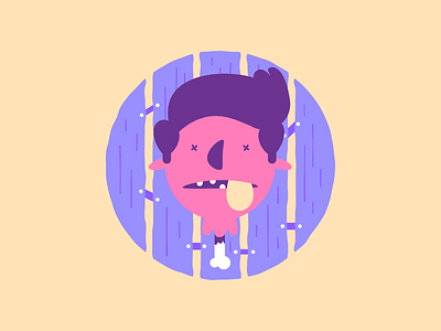 The Goblin King's Taxidermist branding character clean design flat goblin icon illustration logo minimal taxidermy vector