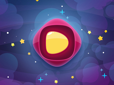 Space Game Button assets cartoon draw game gaming graphic kids space store studio ui ux