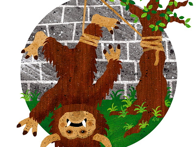 Ludo alphabet fantasy illustration jim henson labyrinth monster