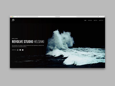 Revolve Studio Helsinki product launch responsive design ui design ux design web design website