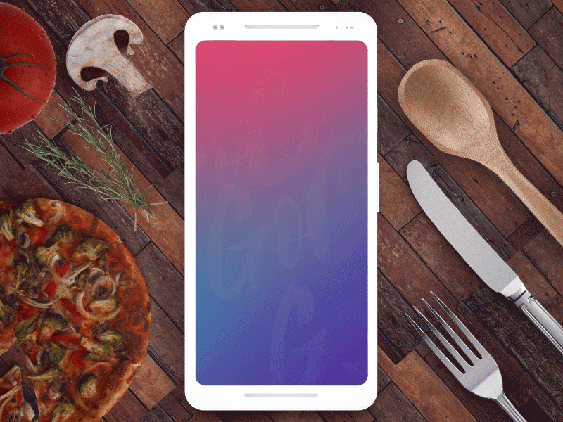 Go Catering app onboarding app splash get started onboarding walk through