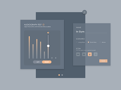 Daily UI #007 Settings audiograph daily ui hear setting ui ux