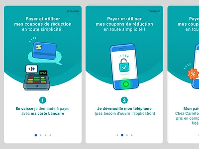 Pay app card iphone onboarding pay screen unlock