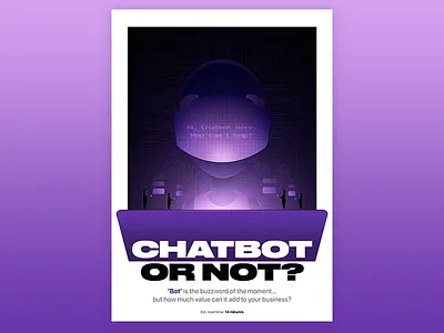 Chatbot or Not? chatbot illustration