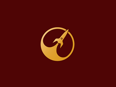 Black Mirror - USS Callister Inspired Rocket Badge badge badge design black mirror gold gradient logo logo design minimal rocket sci fi space space ship