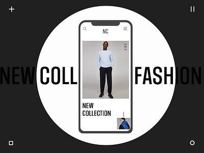 iphone x mock up for fashion online shop fashion iphone x landing page minimal mobile design online shop product responsive store ui ux web design