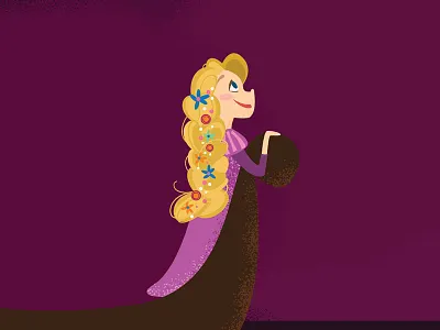 At Last character design disney illustration tip vector work in progress