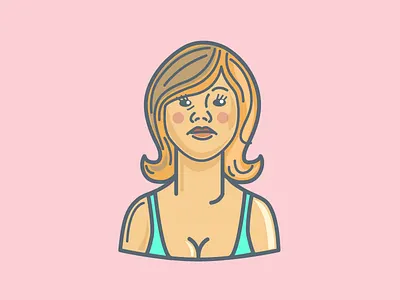 Sexy Helen avatar character game girl illustration people sexy vector