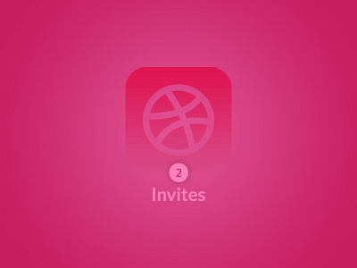 2 Dribbble Invite Closed design dribbble first giveaway hello illustration invitation invites time