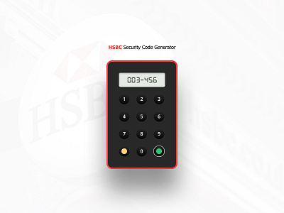 Fun Project - Security Code Generator Illustration design generator hsbc illustration product redesign security sketch